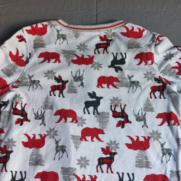 Carisma sleepwear set women's size S white with animal print graphic design - Picture 5 of 16